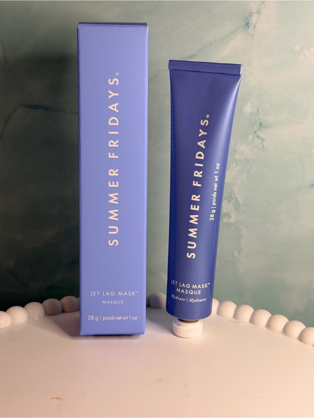 Summer Fridays Mini Jet Lag Mask + Moisturizer ~ 1 Oz / 28g ~ Travel Size